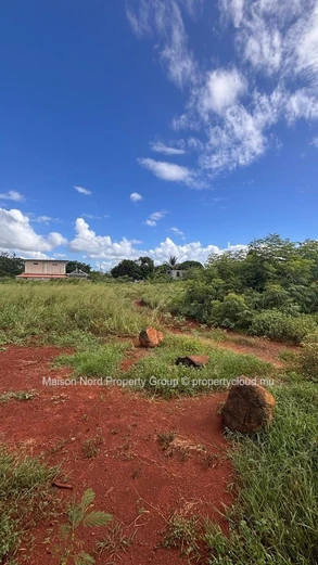 23 Perches Near Trou aux Biches — Fenced Red-Soil Lot