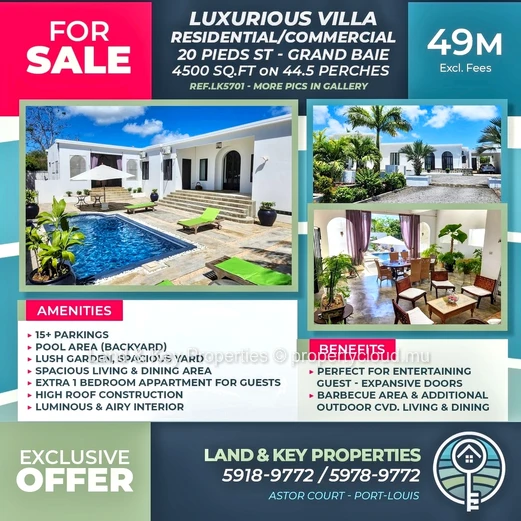 Villa De Luxe - Grand Baie