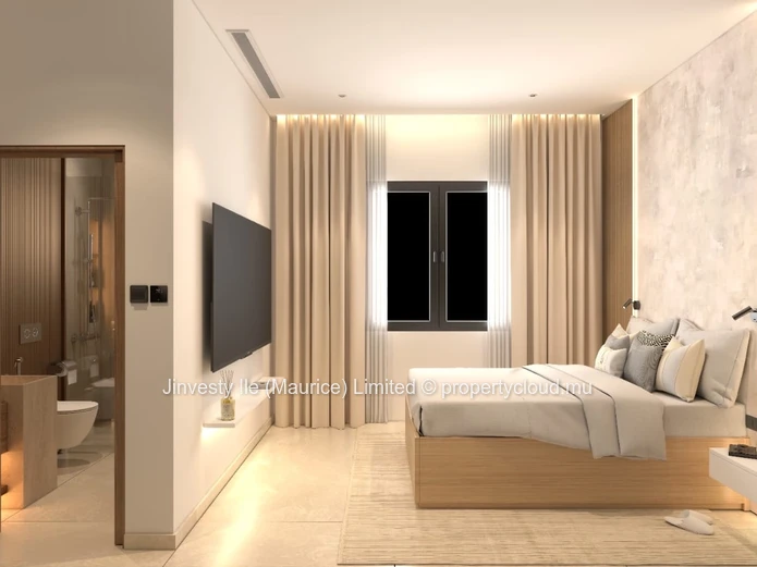 JINVESTY MAURITIUS : 3-bedroom ensuite penthouse with private pool in Mont Choisy | Palm Prestige