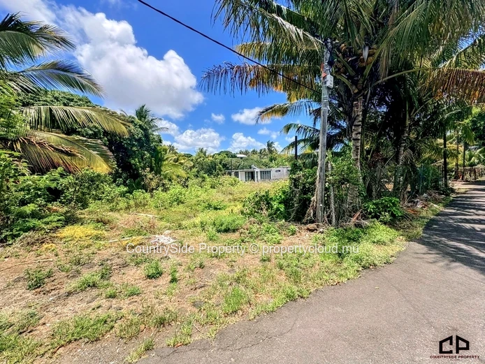 Terrain résidentiel de 8.8 perches à vendre à P. Raffray