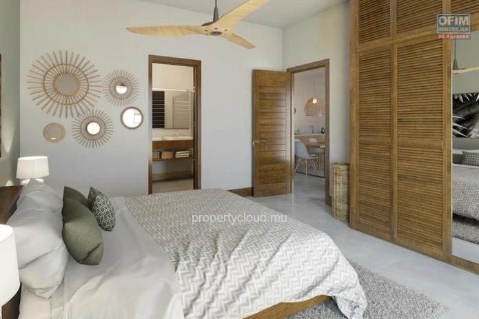 En vente un appartement neuf et entièrement meublé accessible à l'achat aux étrangers et aux mauriciens à Grand Baie ...