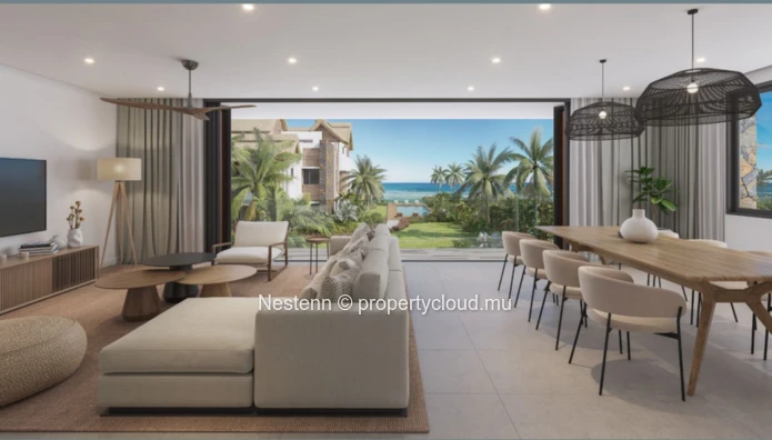 Superb 3-bedroom ground floor apartment on the waterfront