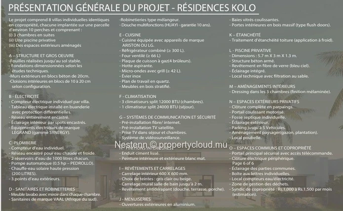 8 villas haut de gamme 3 chambres avec piscine privative 