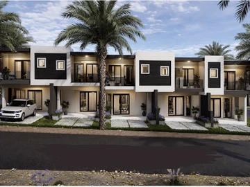 Townhouse, Duplex de 2 Chambres