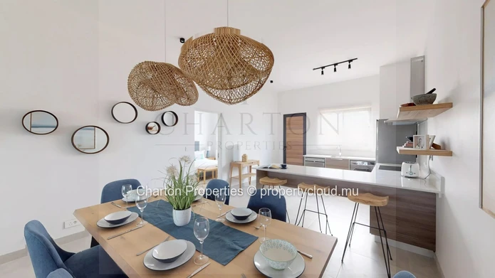 Appartement de prestige de 2 chambres en suite au cœur de Péreybère