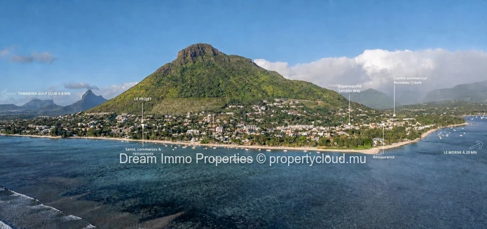 Signature penthouses with private pool and breathtaking views of Tamarin Bay - Mauritius