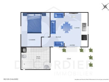 Maison de 2 Chambres