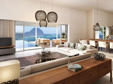 Prestigious villa for sale in Rivière Noire, Mauritius, with exceptional view of the sea and Le Morn