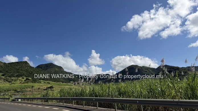 Terrain de 12 580 m² avec vue sur la montagne à vendre à Anse Jonchée, île Maurice | Opportunité éco-responsable et a...