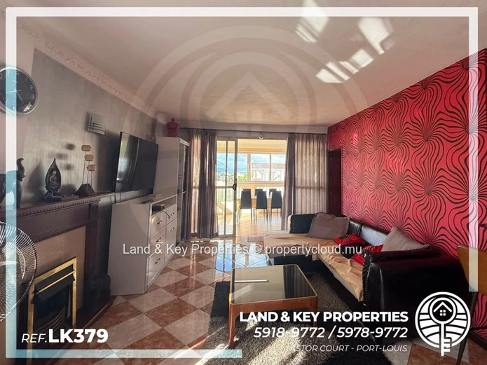 Appartement meublé de 2 chambres à vendre à Sodnac – Quatre Bornes