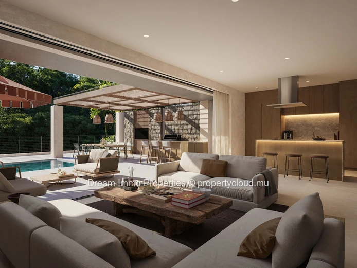 Villas de prestige de 3 chambres au cœur d’un domaine golfique d’exception à Bel Ombre, Ile Maurice