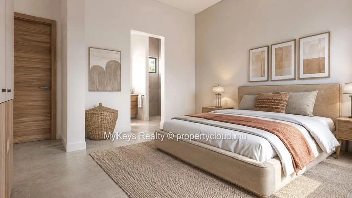 Appartement contemporain avec vue mer