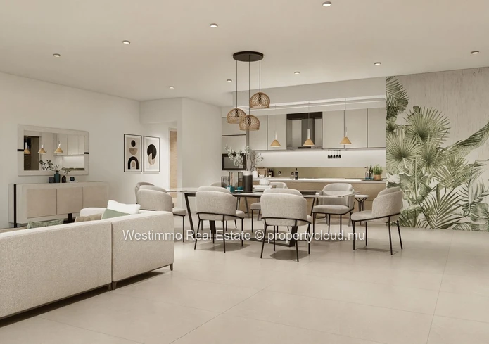 Appartement 3 chambres en suite avec vue mer à Tamarin