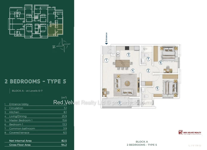 2 Bedroom Apartment - A17