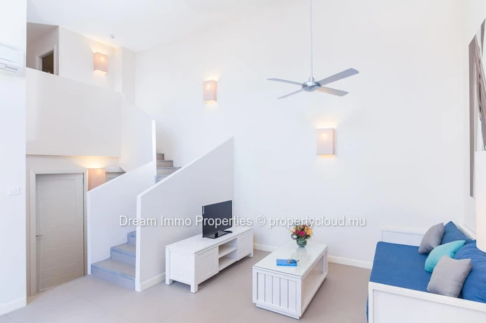Superbe appartement duplex 2 chambres à 50m de la plage de Trou aux Biches – Ile Maurice