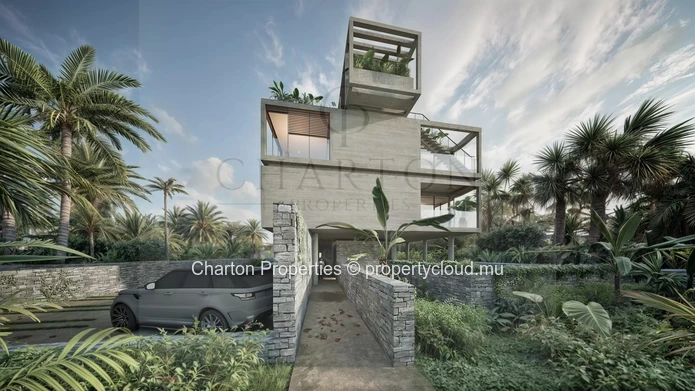 3-bedroom en suite apartment with unobstructed lagoon view in Roches Noires