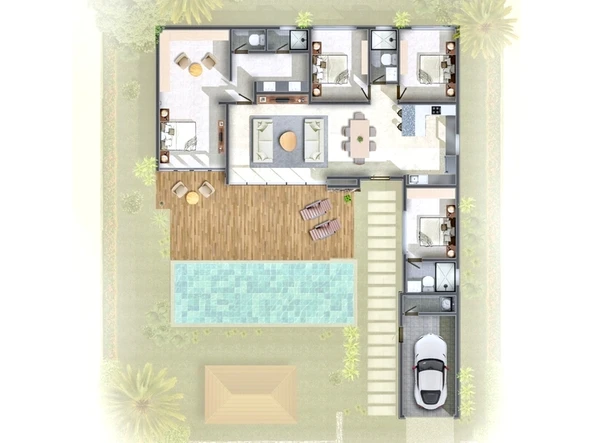 Villa de 4 Chambres