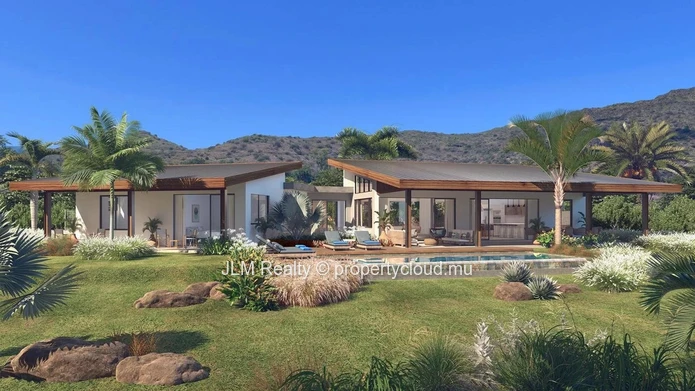 For sale, prestigious villa in a new eco-responsible resort in Tamarin, Mauritius