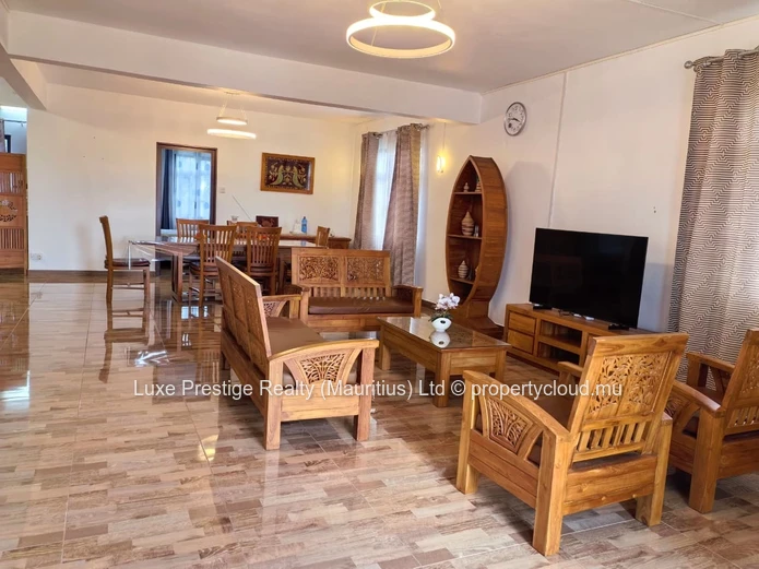 Fully Furnished 3-Bedroom Apartment for Rent in Trou aux Biches | Front & Back Terraces &  Parking