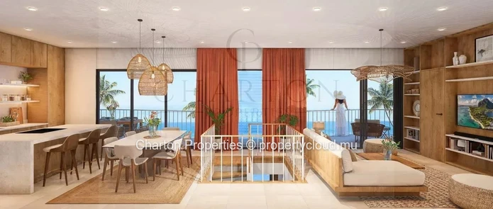 Villa de prestige 2 chambres avec piscine privative - Vue spectaculaire sur l’Océan Indien