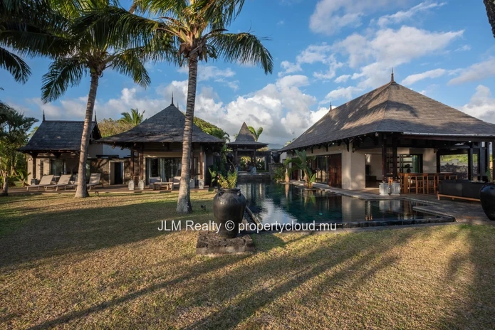 Luxury Balinese Villa with Sea Views, Beach Access and 5-Star Resort Benefits for Sale in Bel Ombre, Mauritius