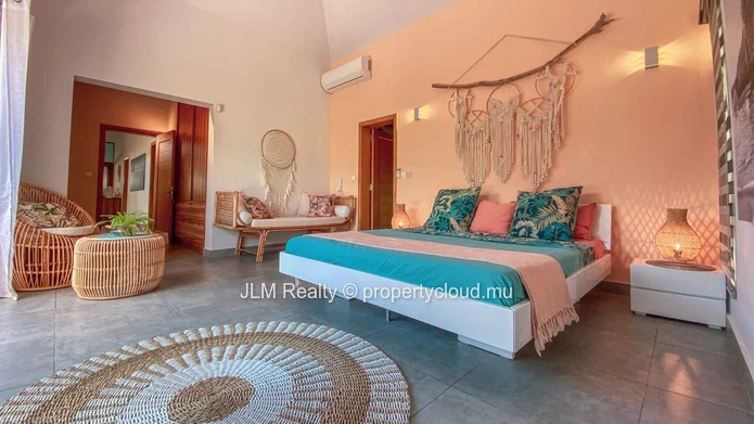 Magnifique villa avec roof top à vendre à Tamarin, Île Maurice