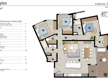3 Bedroom Apartment