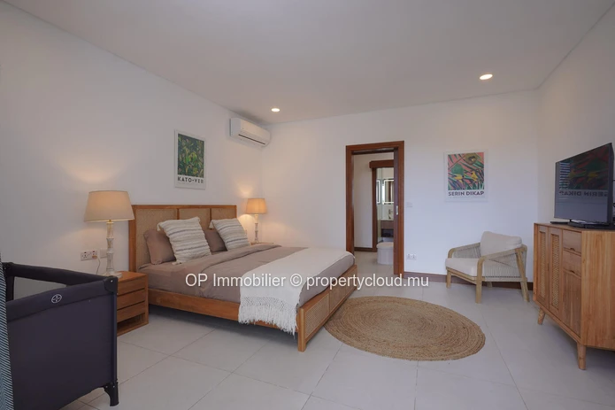Appartement R+2 à vendre à Pointe aux Canonniers, 167m², 3 chambres, piscine commune, meublé, climatisé, garage, proc...