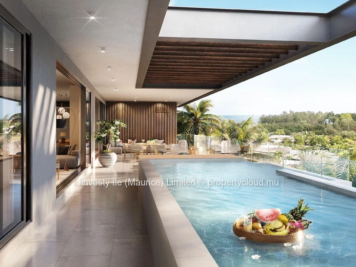 JINVESTY MAURITIUS : direct Promotor Alexandrite penthouse with private pool and terrace in Mauritius0 MUR 335.98 m²
