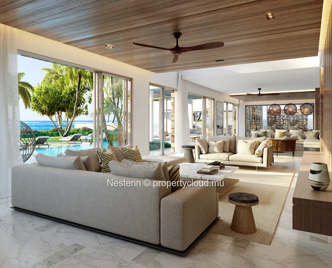 Villa d'exception au sein d'une résidence pieds dans l'eau