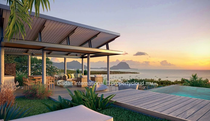 Villa with pool, sea view, and golf course access | Black River, Mauritius