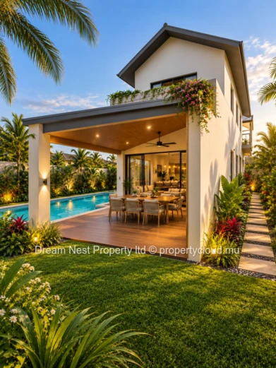 Contemporary Luxury Villa in Mont Choisy Smart City | Exclusive Beach & Golf Lifestyle | From EUR 590,000