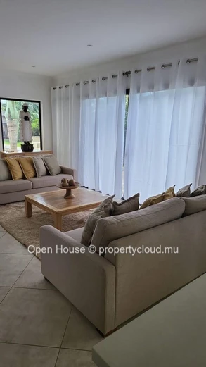 Villa meublée 3 chambres avec piscine à louer à Pointe aux Piments