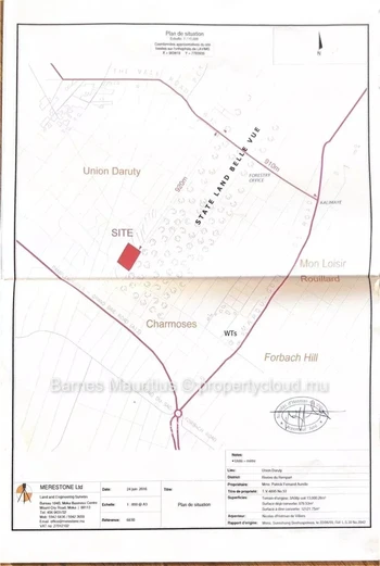 Foret Daruty-  Terrain A Vendre