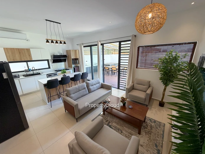 For Rent - 3 Bedroom Ground Floor Apartment - Trou Aux Biches Coastal Road