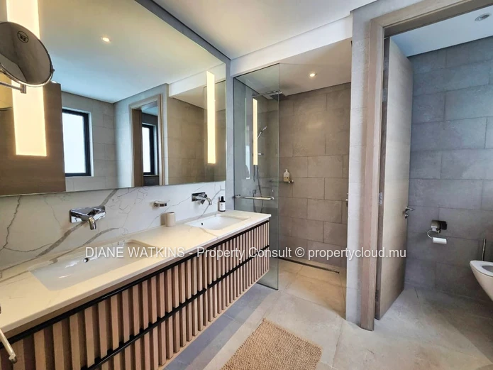 Furnished 2-Bedroom Apartment with Swimming Pool for Rent in Mont Choisy