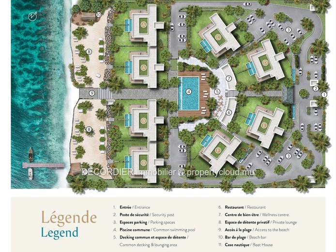 Apartment located in a waterfront residence - Accessible to foreigners