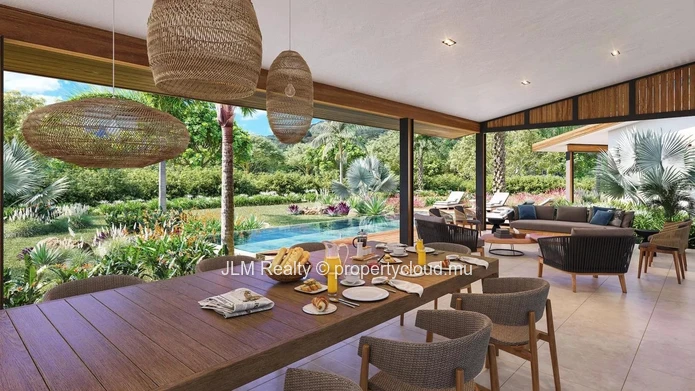 For sale, prestigious villa in a new eco-responsible resort in Tamarin, Mauritius