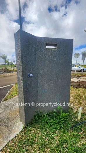 Land for sale in L'Avenir , Moka Smart City 10.5 Perches fenced with mountain view near schools shops and bus stop.