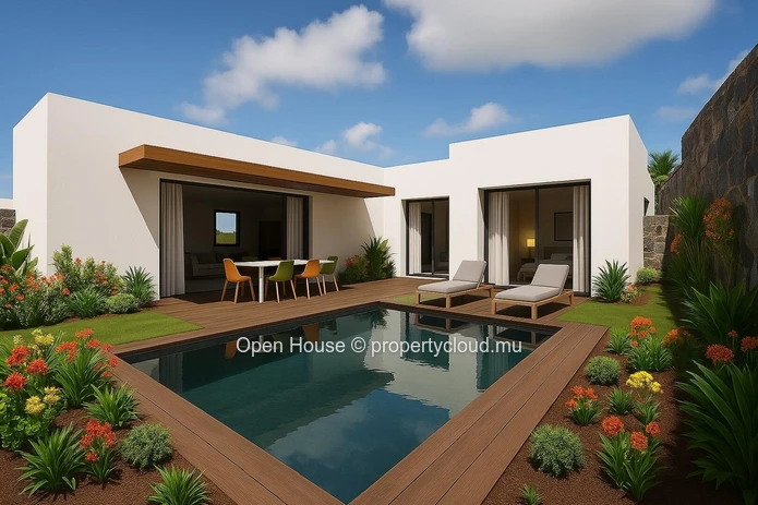 PDS Villa for sale in Grand Baie, 191m² living space, 466m² land, 4 bedrooms, private pool, luxury interior and exter...