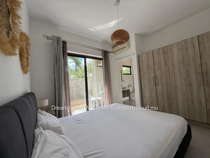 Location bel appartement de 3 chambres en rez-de-chaussée à Point de Mire, Tamarin – Ile Maurice