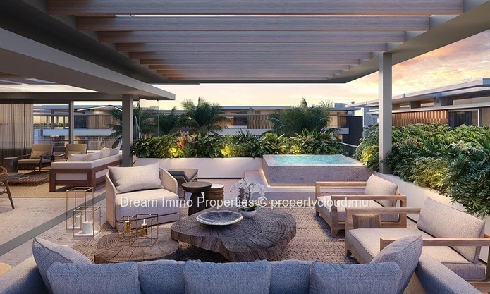 Prestigious 3-Bedroom Penthouse With Beach Access And Hotel Services In Trou Aux Biches – Mauritius