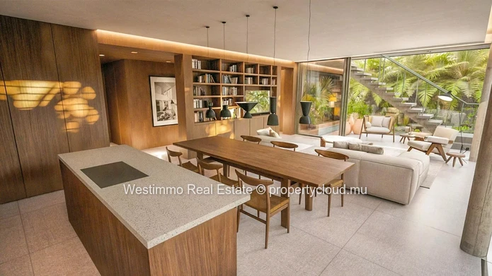 ROCHES NOIRES - l’élégance tropicale dans cette appartement 3 chambres avec rooftop et piscine