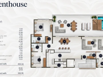 3 Bedroom Penthouse