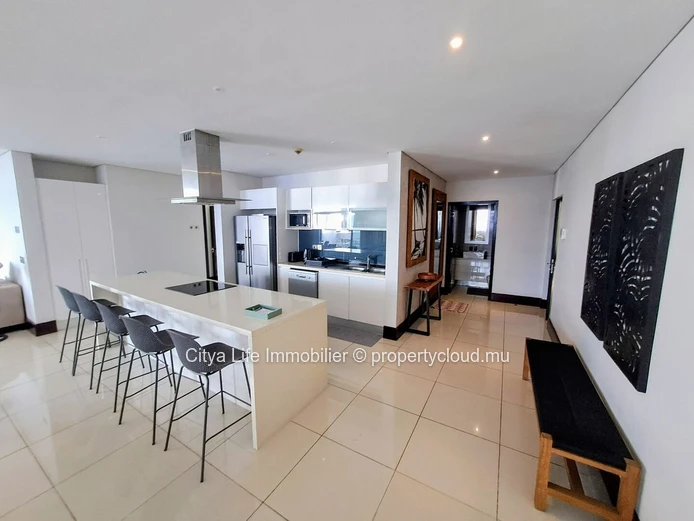 3-Bedroom Furnished Apartment for Rent in Grand Baie with Pool