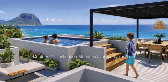 Elevated Coastal Living: Exclusive 241m² Penthouse Haven at Amali, Tamarin