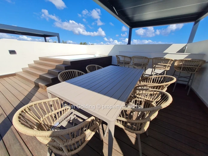 Beautifully Appointed 2-Bedroom Penthouse with Private Rooftop Pool for Sale in Pointe aux Canonniers