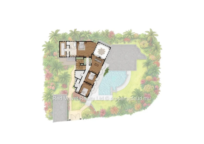 Villa de luxe de 4 chambres à vendre à Pereybere