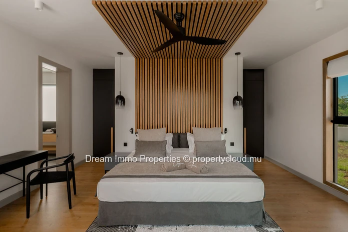 Elégante villa 3 chambres avec vue golf & montagne à Anahita – Ile Maurice