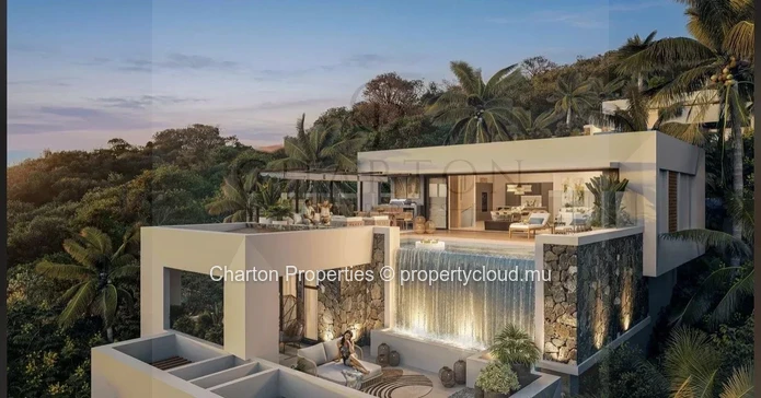 Villa d'exception de 4 chambres avec vue panoramique sur Le Morne et l'Océan Indien